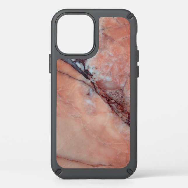 Pink Italian Marble With Flaw Speck iPhone Case (Front)