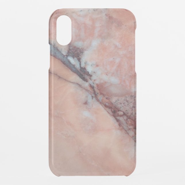 Pink Italian Marble With Flaw Uncommon iPhone Case (Back)