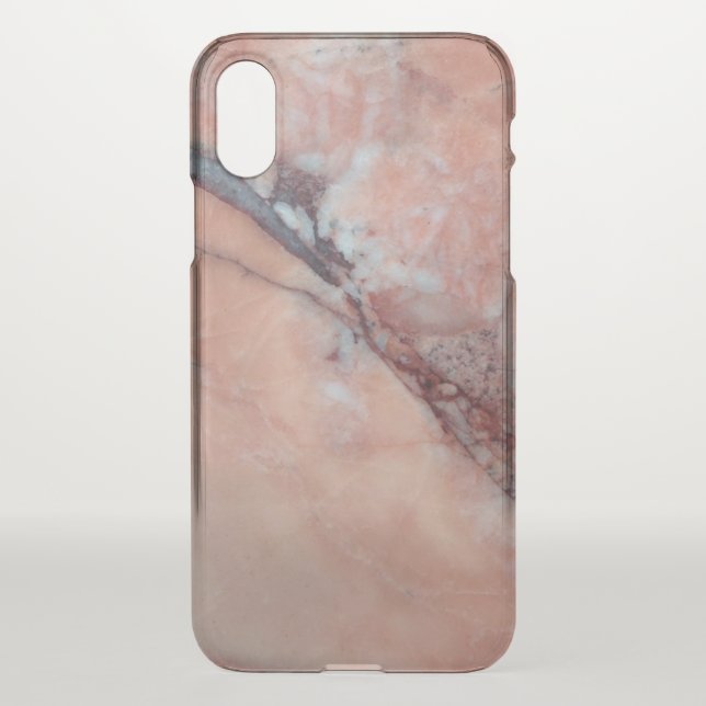 Pink Italian Marble With Flaw Uncommon iPhone Case (Back)