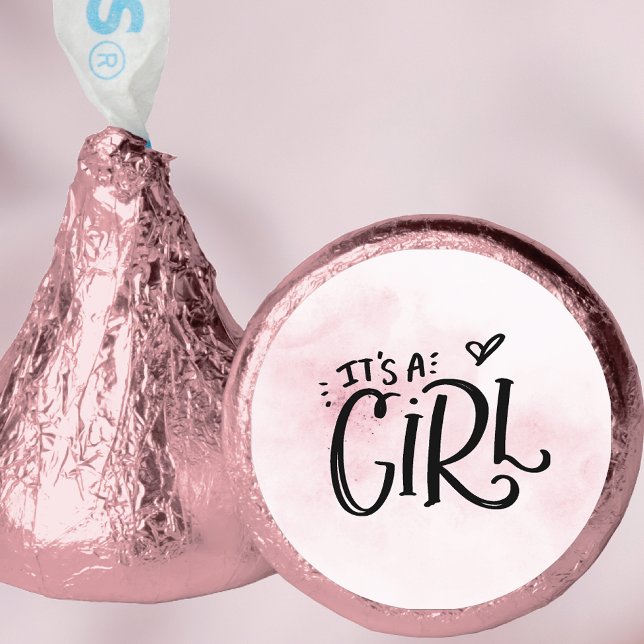 Pink It's A Girl Hershey®'s Kisses® (Creator Uploaded)