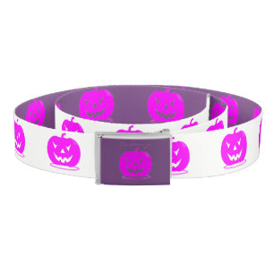 Pink Jack o'lantern Halloween Thunder_Cove Belt