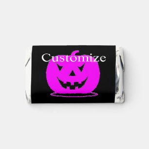 Pink Jack o'lantern Halloween Thunder_Cove  Hershey's Miniatures