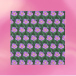 Pink Japanese Anemone Floral Pattern Scarf<br><div class="desc">Accent your wardrobe with this square,  sheer chiffon scarf that features the photo image of a pink Japanese Anemone flower printed in a repeating pattern. A lovely,  floral design! Colors include pink and green. Select your scarf size.</div>