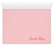 Pink Japanese Anemones Card (Inside Horizontal (Bottom))