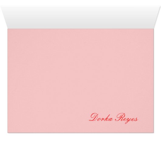 Pink Japanese Anemones Card (Inside Horizontal (Bottom))