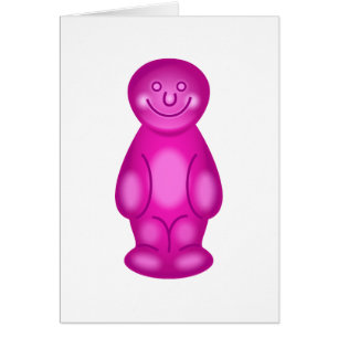 Pink Jelly Baby Cards