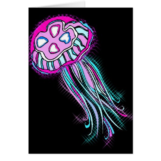 Pink Jellyfish Cards (Front)
