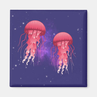 Pink Jellyfish Magnet