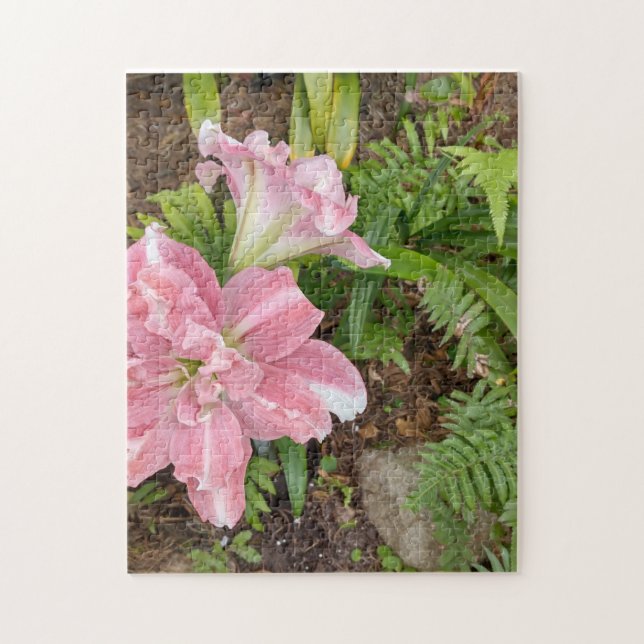 Pink Jersey Lily Jigsaw Puzzle (Vertical)