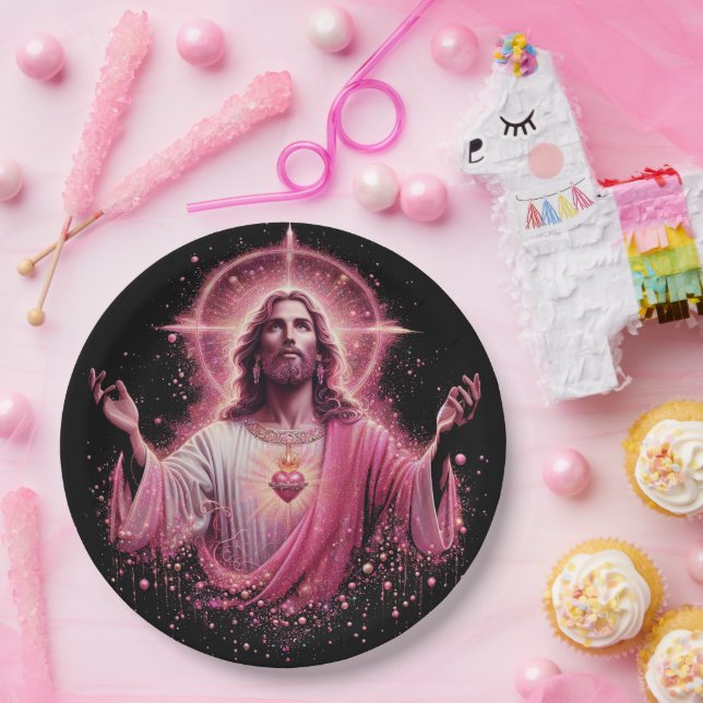 Pink Jesus paper plates! Plates (Party)