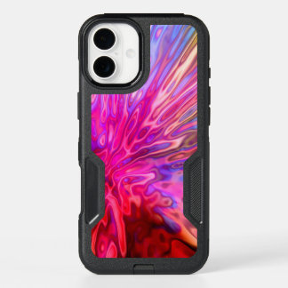 Pink Jewel Tones Flowing Abstract iPhone 16 Plus Case