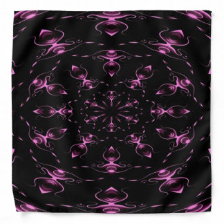 Pink Jewels Modern Art Bandana