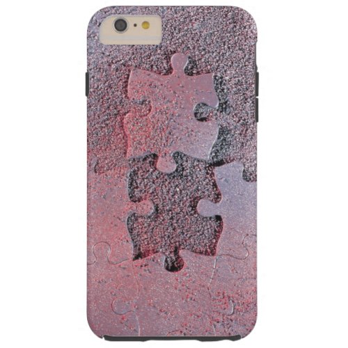 Pink Jigsaw Puzzle for Autism Awareness Month Tough iPhone 6 Plus Case