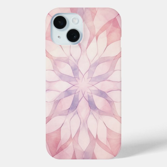 Pink Kaleidoscope Case-Mate iPhone Case (Back)