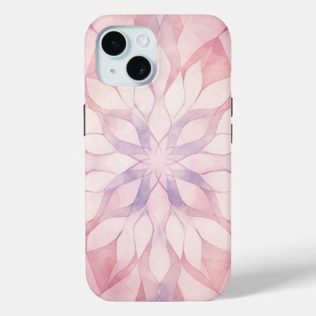 Pink Kaleidoscope Case-Mate iPhone Case (Back)