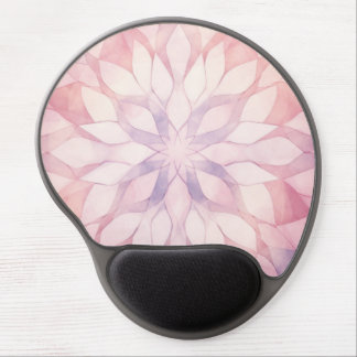Pink Kaleidoscope Gel Mouse Pad