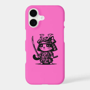 Pink Kawaii Cat – Cute Protective Face Mask for Ev iPhone 17 Case