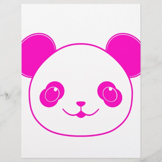 Pink Kawaii Panda Bear (Front)