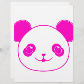 Pink Kawaii Panda Bear (Front/Back)
