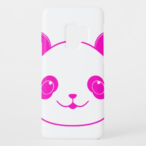 Pink Kawaii Panda Bear Case_Mate Samsung Galaxy S9 Case