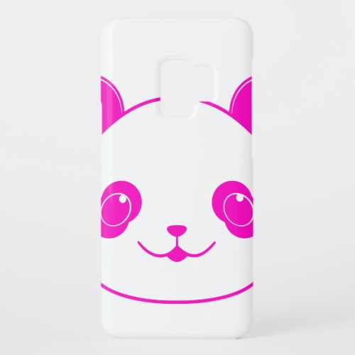 Pink Kawaii Panda Bear Case_Mate Samsung Galaxy S9 Case
