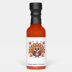 pink kawaii thanksgiving turkey Classic T-Shirt Hot Sauces