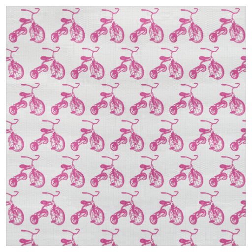 Pink Kid’s Tricycle Fabric