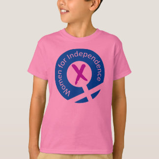 Pink kids logo t-shirt
