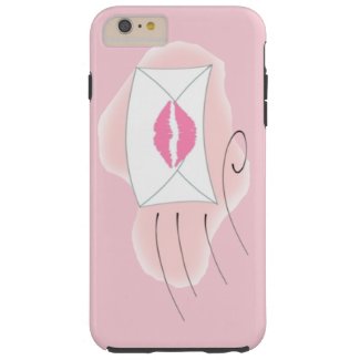 Pink Kiss IPhone Case 6 Envelope