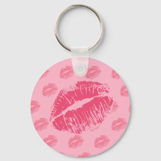 Pink Kiss Keychain