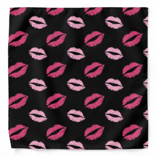 Pink Kisses Bandana