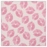 Pink Kisses Fabric Love Kiss Valentine&#39;s Fabrics