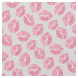 Pastel Color Candy Hearts Valentine's Day Fabric