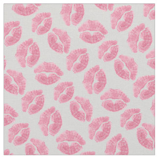Pink Kisses Fabric Love Kiss Valentine's Fabrics