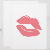 Pink Kissy Lips (Front/Back)