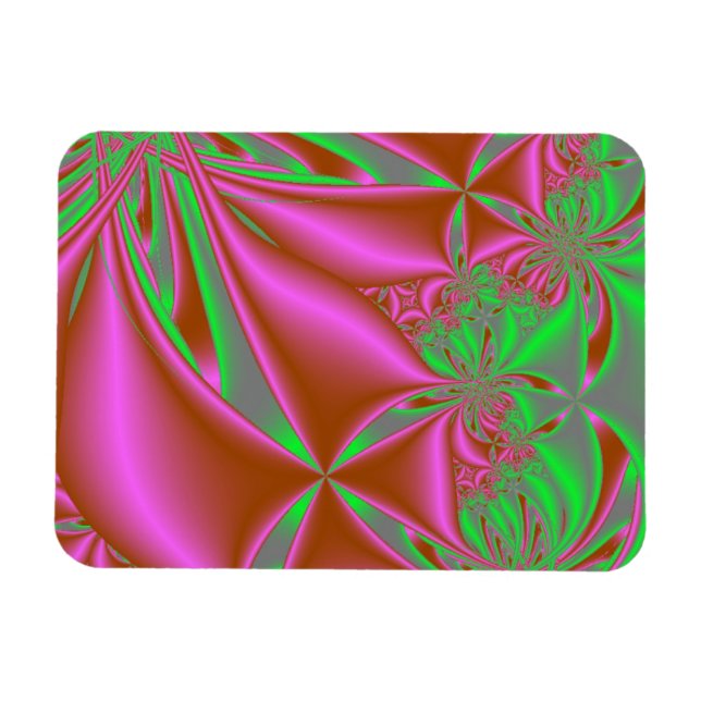 Pink Kites With Green Magnet (Horizontal)