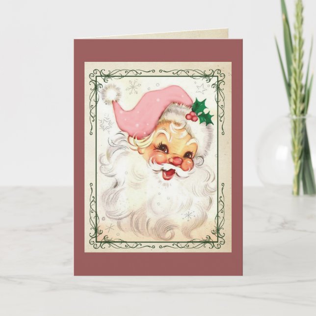 Pink Kringle Christmas Card (Front)