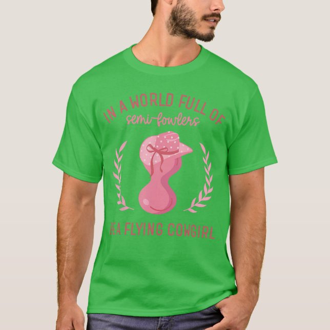 Pink Labor and Delivery Nurse Cowgirl LD Nurse App T-Shirt (Front)