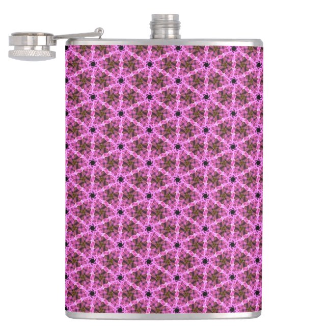 Pink Labyrinth  Flask (Opened)