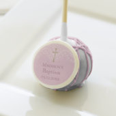 Pink Lace Baptism  Cake Pops (Front Insitu)