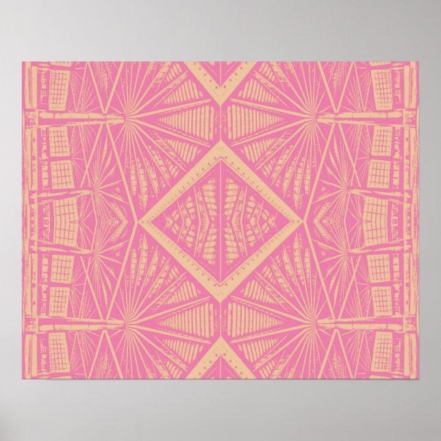 PINK LACE -  Digital - Fractal Art - Poster (Front)