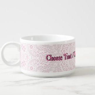 Pink Lace Look  Bowl
