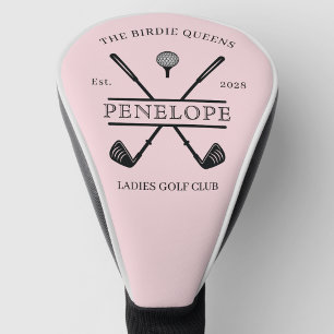 Pink Ladies Golf Club Name Head Cover