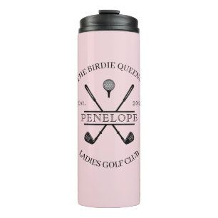 Pink Ladies Golf Club Name Thermal Tumbler