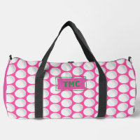 Pink Ladies Golf INITIALS Green Preppy Fun