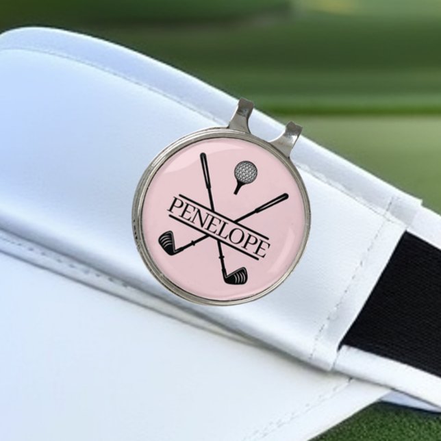 Pink Ladies Golf Name Hat Clip (Creator Uploaded)