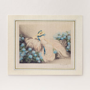 Pink Lady, 1933 by Louis Icart Jigsaw Puzzle