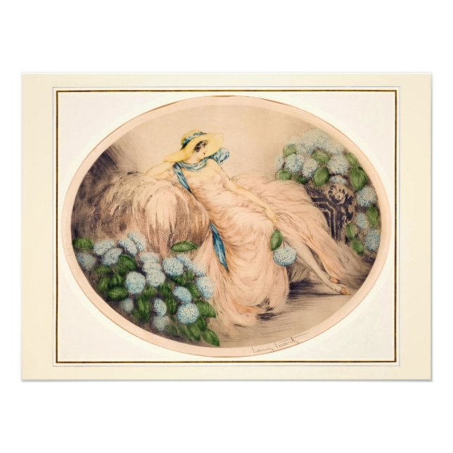 Pink Lady by Louis Icart Photo Print (Front)