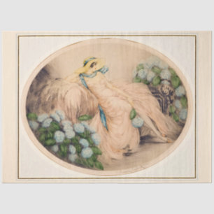 Pink Lady by Louis Icart Tissue Paper