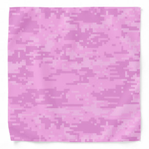 Pink Lady Digital Camo Pattern Bandana